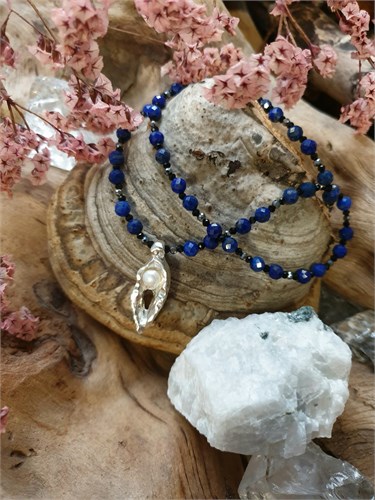 Чокер с йони с жемчужиной подбус228