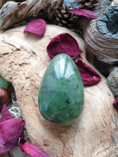 Нефрит зеленый большой нб126 - фото 9854