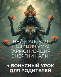 Мини-курс с бонусным уроком для родителей "Нейтральная позиция Ума: гармонизация энергии Кали" Кати Баллесты 5928