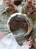 Большая Лунница с жемчужиной и клубничным кварцем блж13 - фото 19729