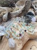 Кристалл аметиста на бусах из флюорита подбус248