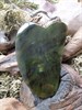 Гуаша от Угедея из зелёного нефрита сердечко большое гуануг13 - фото 6656